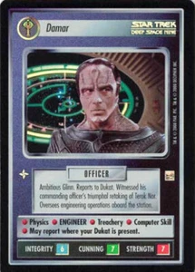 Star Trek CCG 1E Reflections DAMAR NM/MINT - Picture 1 of 1
