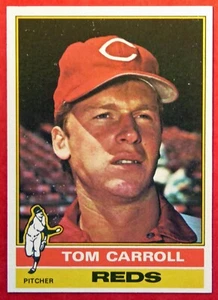 1976 Topps Clay Carroll #211 (Cincinnati Reds) NM Near Mint - Picture 1 of 2