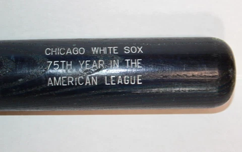 Chicago White Sox 75th Year American League Blue Bat Cover