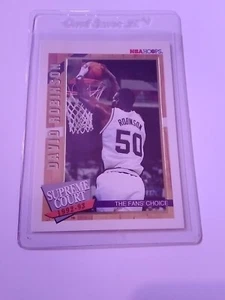 1992-93 NBA Hoops Supreme Court David Robinson #SC3 San Antonio Spurs - Bild 1 von 2