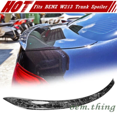Alerón de maletero 4D apto para Mercedes Benz Clase E W213 2023 tipo A forja carbono Foto 1 de 4
