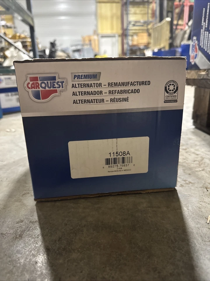 Alternador CARQUEST 11508A Reman para Cadillac CTS 10-14 Foto 1 de 3