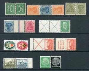 ALEMANIA Antiguo TETE BECHE Bienestar Múltiples etc MNH Lote 10 Artículos - Imagen 1 de 2