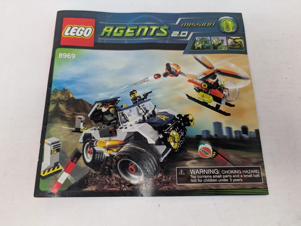 LEGO Agents 2.0 - 4 ruedas persecución - solo manual - 8969 Foto 1 de 1