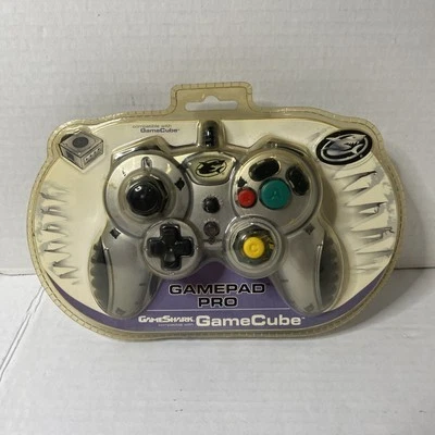 Mad Catz Nintendo Gamecube Controller Silver. Game shark logo. NEW/SEALED - Image 1 of 3
