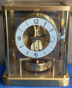 Orologio vintage anni 80 Jaeger LeCoultre Atmos 13 Jewels 540 tono oro testato come nuovo! - Foto 1 di 24