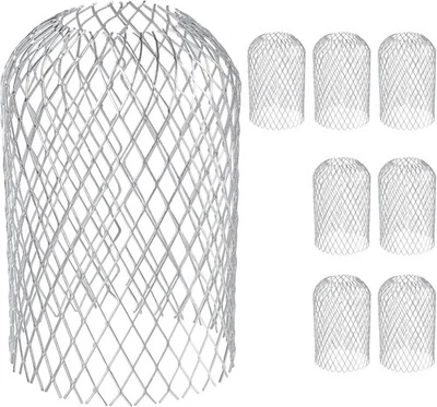 8 Pack Gutter Downspout Guard, Gutter Guards, Aluminum Gutter Guard Strainer, Gu - Image 1 of 4
