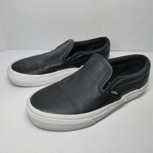 Vans Ultra Cush schwarze Leder Slipper Schuhe Größe 4,5 US - Bild 1 von 10