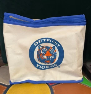 Vintage 1980's MLB Detroit Tigers Miller Lite Lunch Bag Promo Baseball - Picture 1 of 7