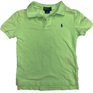 Polo Ralph Lauren Boys 5T Green Collared Shirt - Picture 1 of 2