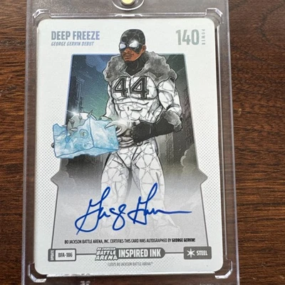 Bo Jackson Battle Arena Actualización Inspirada Tinta Deep Freeze George Gervin BFA-186 Foto 1 de 4