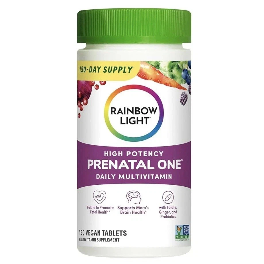 Multivitamínico diario de alta potencia Rainbow Light Prenatal One EXP 03/27 Foto 1 de 4