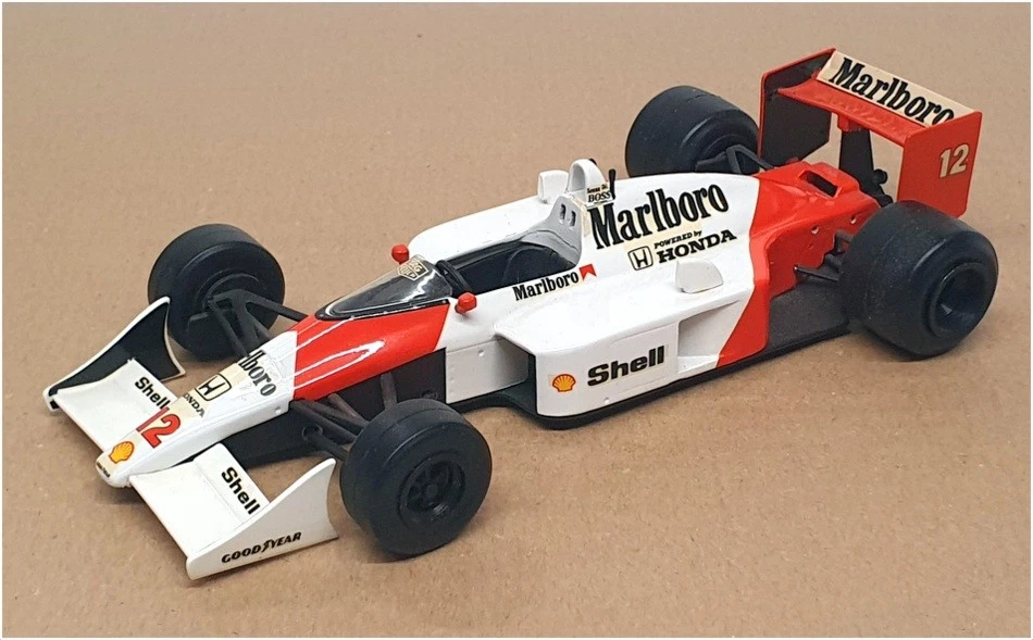 Western Models escala 1/24 WM08 - F1 McLaren MP4/2 #12 Senna - Vermelho/branco - Imagem 1 de 4