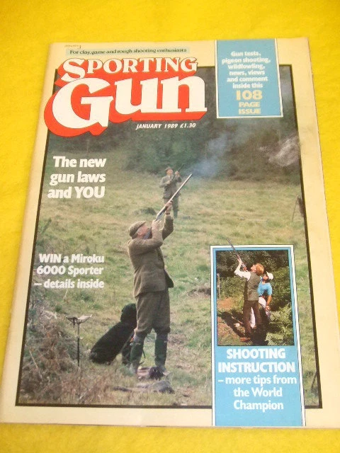 SPORTING GUN - NEW GUN LAWS - JAN 1989 - Image 1 of 1