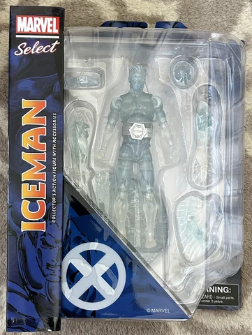 Iceman Marvel Select Action Figure Diamond New Sealed Cover