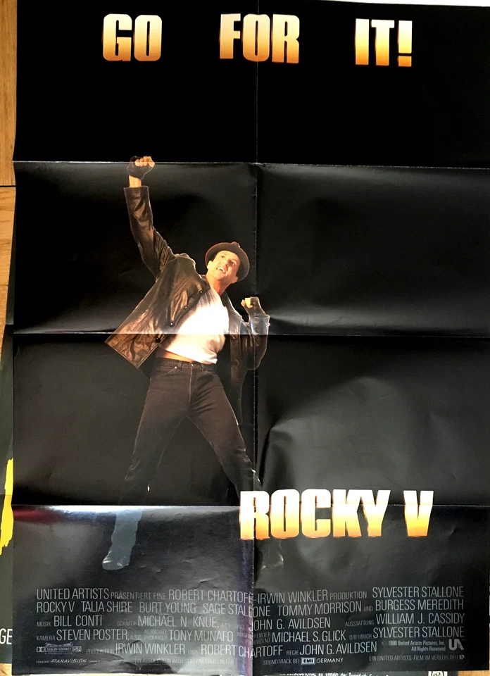 SYLVESTER STALLONE + ROCKY V + A1 + KINOPLAKAT + - Bild 1 von 1