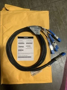 Câble DAC 3M 100G QSFP28 à 4x25g SFP28 BREAKOUT 7Z57A03565-01-CT - Photo 1/1