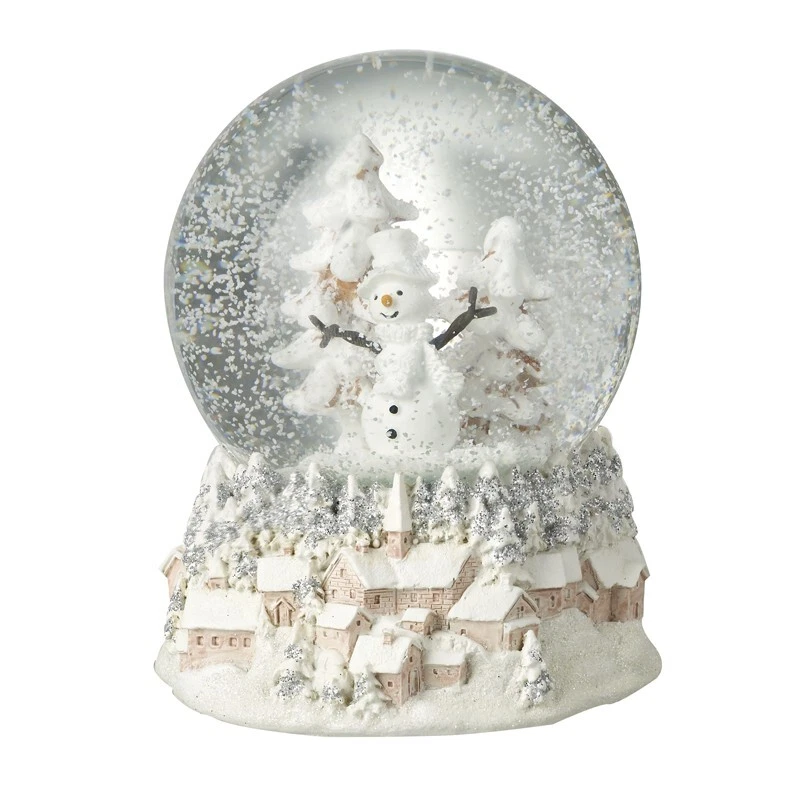 HEAVEN SENDS Il Cielo Invia Natale Pupazzo di Neve Globo di Neve con Base Decorativa