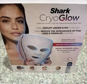 Shark CryoGlow Under-Eye Cooling & LED Anti-Ageing & Blemish Repair Mask FW312UK - Picture 1 of 5