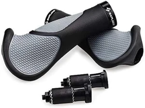 Bike Handlebar Grips, Multi Colors/Design Optional, Ergonomic Design, Aluminum D - Picture 1 of 12
