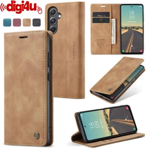 Funda magnética abatible de cuero billetera abatible para Samsung S24 S23 Plus Ultra S23 FE - Imagen 1 de 14
