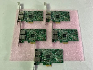 Lot of 5 HP 332T Dual-Port/2-Port Gigabit 1GBe PCI-Ex Network Card High-Profile - Picture 1 of 2