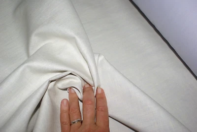 Double Layer Linen Suiting Fabric, Natural/Lilac Backing, 140cm Wide, Half Metre - Image 1 of 4