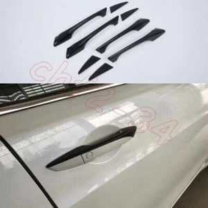 ABS Carbon Fiber Exterior Outside Door Handle Cover Trim For Acura TLX 2015-2020 - Picture 1 of 6