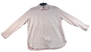 John W Nordstrom Casual Button Down Shirt Mens Size 16 1/2 Pink Long Sleeve - Picture 1 of 6
