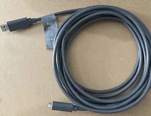Logitech Logi Z00007 502-0013308 USB 2.0/3.1 USB C-A 5m Cable - Picture 1 of 2