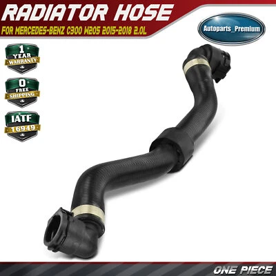 Manguera de refrigerante de radiador para Mercedes-Benz C300 W205 2015 2016 2017 2018 L4 2,0 L Foto 1 de 4