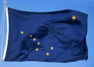 BANDIERA STATO ALASKA nuova qualità superiore taglia 2x3 piedi bandiera resistenza sbiadimento venditore statunitense - Foto 1 di 3