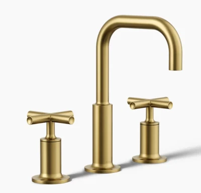 New Kohler K-14406-3-2MB Purist Widespread Sink Faucet with Cross Handles N12 - Image 1 of 4