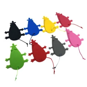 Silicone Rubber Mouse Door Stop Wedge - 9 COLOURS Novelty Christmas Birthday - Picture 1 of 19