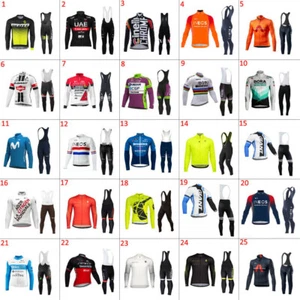 Ciclismo manga larga jersey Bib Pantalones juegos ciclismo pantalones babero para hombre camisetas ciclismo - Imagen 1 de 65