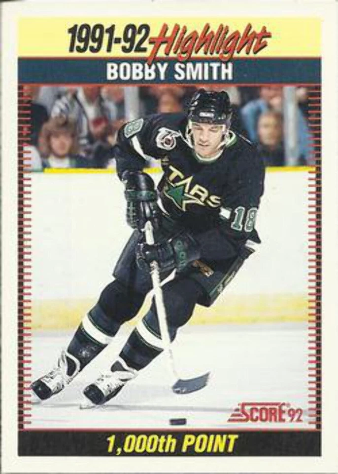 #446 Bobby Smith - Minnesota North Stars - 1992-93 Score USA Hockey - Image 1 of 1