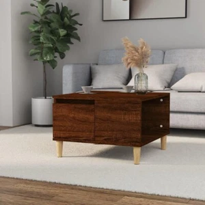 Couchtisch Braun Eichen-Optik 55x55x36,5 cm Holzwerkstoff - Bild 1 von 10