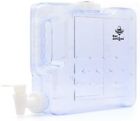 WATER CONTAINER Tap Desktop Dispenser Plastic Fridge Tank Liquid Camping 3L UK