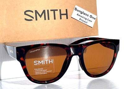NEW Smith Optics ROCKAWAY Tortoise ChromaPop POLARIZED Brown Lens Sunglass - Image 1 of 4