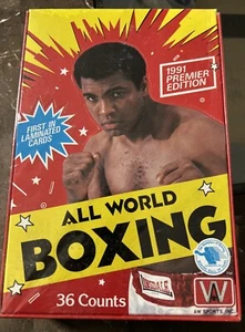 1991 AW ALL WORLD BOXEO CAJA SELLADA EDICIÓN PREMIER CAJA SELLADA MUHAMMAD ALI 😎 - Imagen 1 de 7