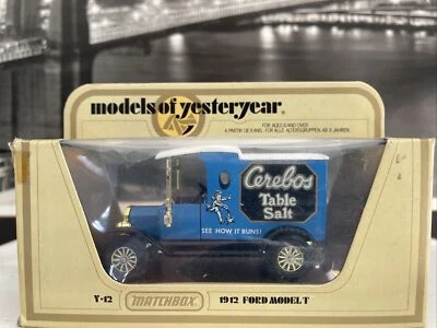 Matchbox Lesney models of yesteryear Cerebos Table Salt 1912 Ford Model T - 1978 - Image 1 of 4
