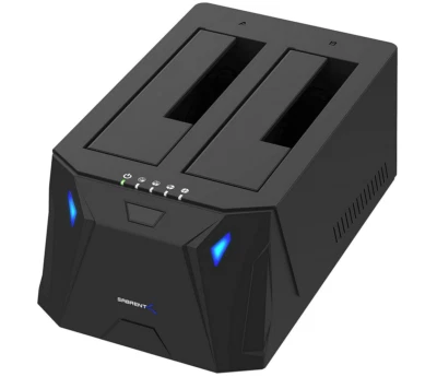 SABRENT USB 3.0 to SATA Dual Bay External Hard Drive Docking Station - (EC-HD2B) - Image 1 of 4