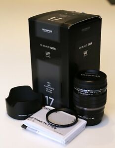 Olympus M.Zuiko Digital ED 17mm F1.2 PRO MFT Lens - Boxed in MINT condition 