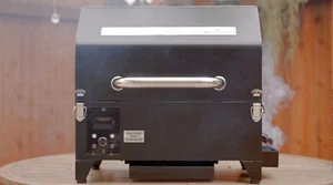Freedom Portable Tabletop Pellet Grill w/ Peaked Lid - 12V / 120v - Open Box - Picture 1 of 24