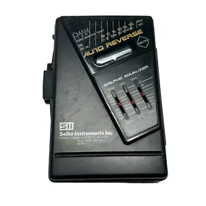 Lettore cassette radio portatile Seiko SII KX-17AFQRB vintage testato funzionante - Foto 1 di 16