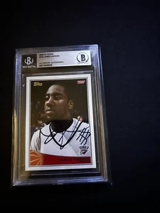 James Harden signiert 2009 Topps Rookie Karte Autogramm #319 Slabbed Beckett NBA Thunder - Bild 1 von 2