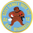 4.5" NAVY USS AE-12 WRANGELL EMBROIDERED PATCH