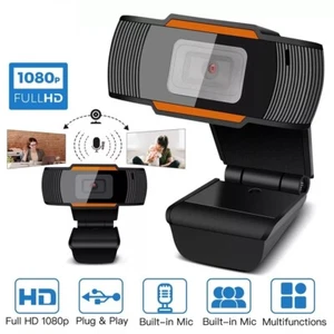 1080P Webcam Full HD USB 2.0 For PC Desktop Laptop Web Camera with Microphone - Photo 1/12