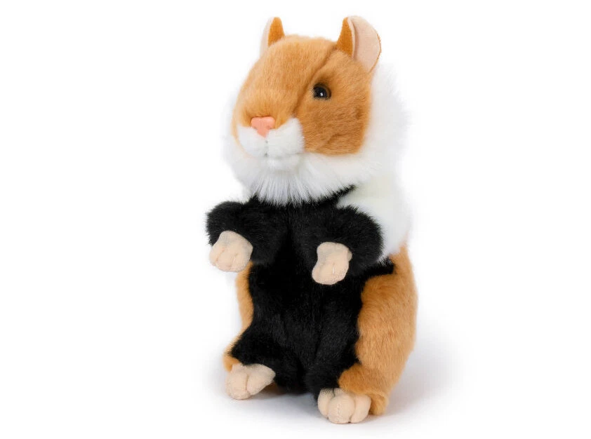 HAMSTER Feldhamster aufrecht Plüschtier Stofftier Kuscheltier ** NEU H=19cm