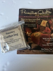Primitive Gatherings Snowy Gathering Kit & Magazin Muster - Bild 1 von 4